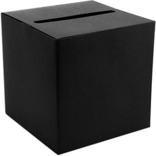Black Card Box Wedding Party Card Box Gift Boxes Collection Receiving Box Holder