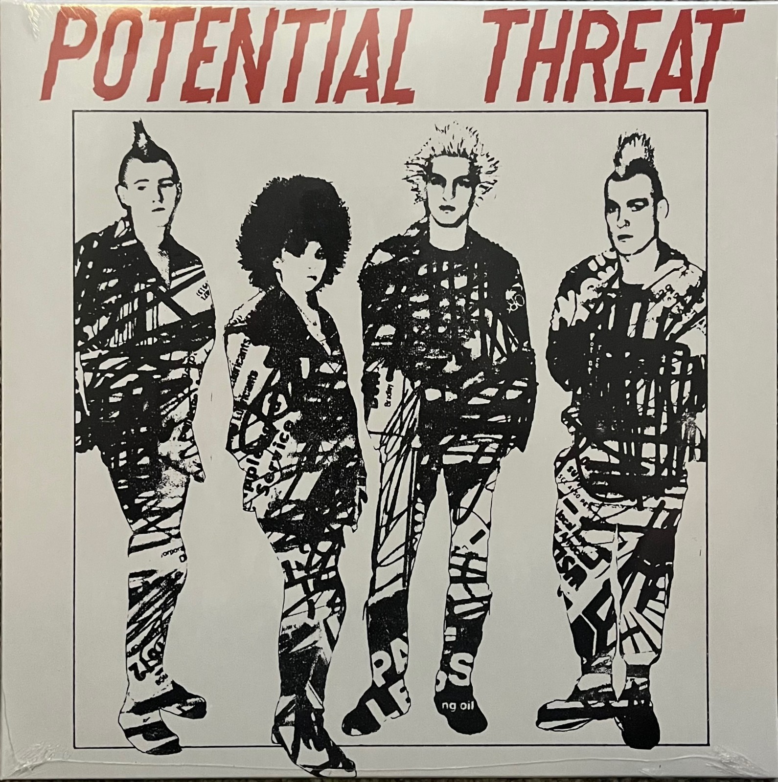 Potential Threat Singles, '83 Demo, & Live Rare UK82 Punk KBD LP Anarcho Vinyl