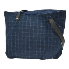 BUYIT12 Hermes Blue Canvas Ahmedabad Cabas de Poche Tote Bag NQ02896