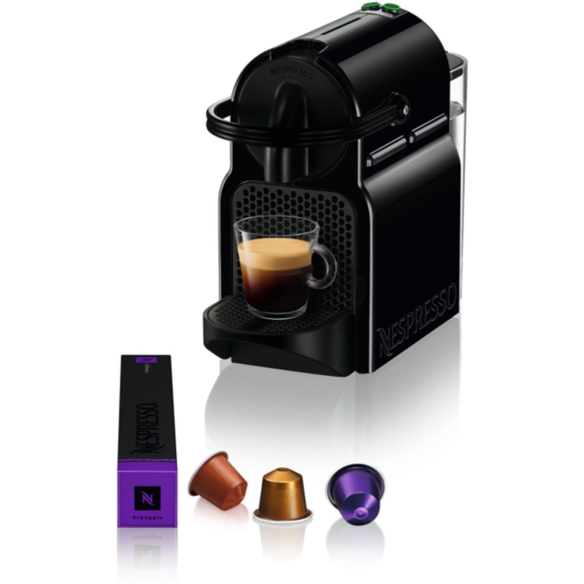 Machine Nespresso DeLonghi EN80.B Inissia noire pour expresso 19 bars