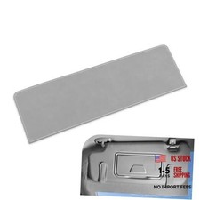 Sun Visor Extender for Car, Double Metal Snap Length Adjustable 1 PC Gray