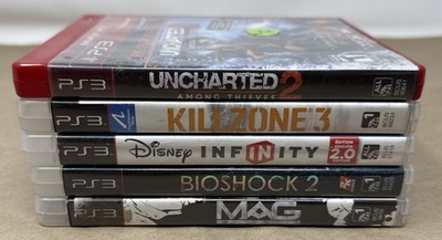 PS3 Games - Uncharted, Bioshock, Killzone 3 - Preowned - VG