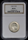 1946-D Washington Quarter 25C NGC MS66