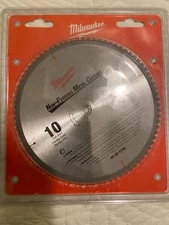 Milwaukee 48-40-4168 10 in. 80T Non-Ferrous Metal Cutting  Blade-1 Blade