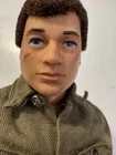 Vintage GI Joe 12” Action Figure Flocked Hair Scar + Hasbro Japan Uniform