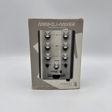 POCKET MIXER Mini-DJ-Mixer Silver 