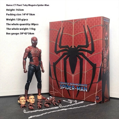 Friendly Neighbor Spider-Man Action Figure Toby Maguire Movie Model Toy Gift
