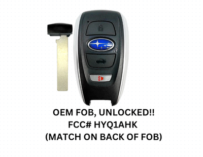 #ad #ad Oem Unlocked Remote Subaru Impreza Legacy Outback WRX Smart Key Fob HYQ14AHK $59.00