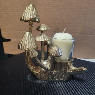 Brads Mushroom Tealight Candle Holder WORLD MARKET- NWT