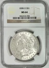 1898-O Morgan Silver Dollar, NGC MS-64