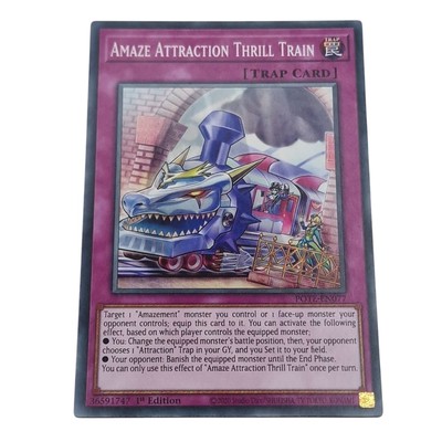 Yu-Gi-Oh! Power Of The Elements Amaze Attraction Thrill Train POTE-EN077 Trap -2