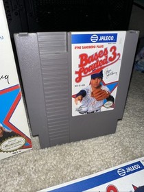 Bases Loaded 3- Nintendo NES Video Game - Complete In Box CIB