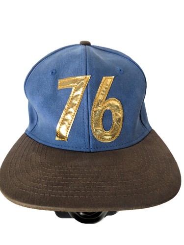 Fallout Vault 76 Snapback Hat Faux Leather Baseball Cap Vault Xbox 360 One PS4