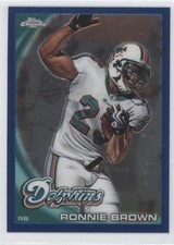 2010 Topps Chrome Blue Refractor 173/199 Ronnie Brown #C78 0a1