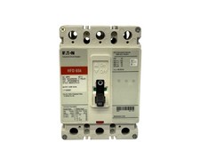 EATON HFD3060BP10 60 AMP CIRCUIT BREAKER 3 POLE 600 VAC 480 VAC 65KA HFD 65K