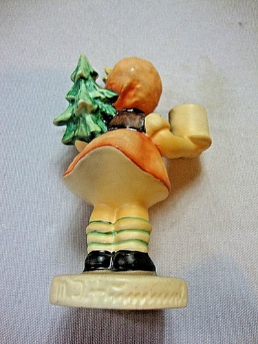 Vintage Hummel Goebel 776 Germany Ceramic Porcelain Figurine 5" Girl With Tree - Foto 2 di 4
