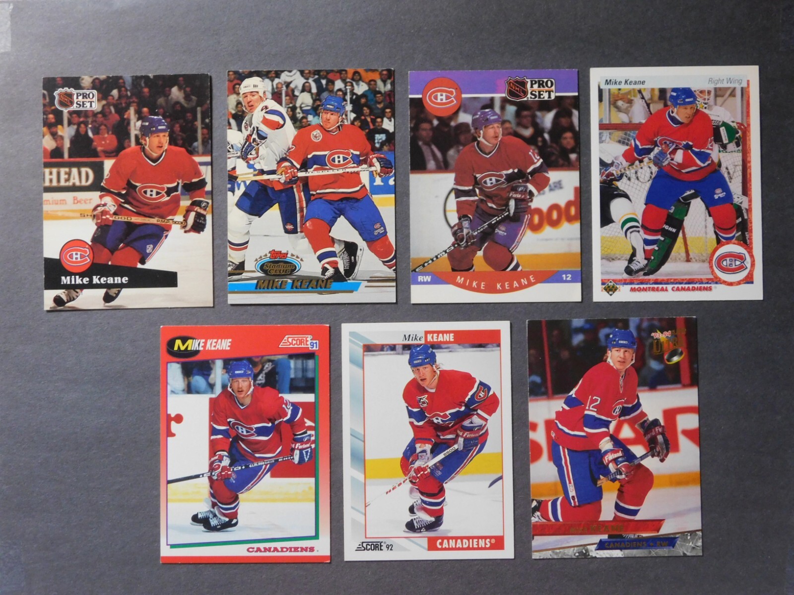 Mike Keane 7 Card Lot