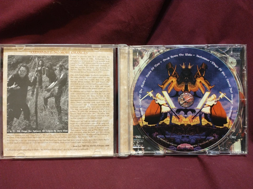 AXEHAMMER - Lord Of The Realm - CD - Import - **Excellent Condition** - RARE Foto 3 de 4