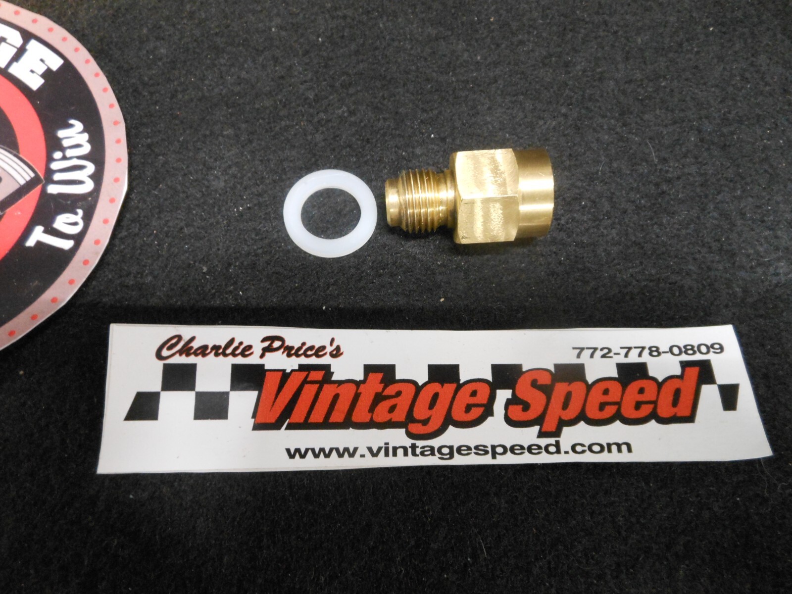 HOLLEY FORD 94 FUEL INLET REPAIR FITTING hot rod rat flathead tripower