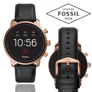 fossil q explorist black