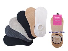 4-8-12 Pairs Hidden Socks Liners Foot Cover No-Show Low Cut COTTON NON SKID 9-11