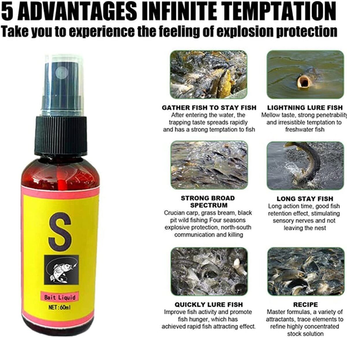 2023 New Natural Bait Scent Fish Attractants for Baits - [Upgrade