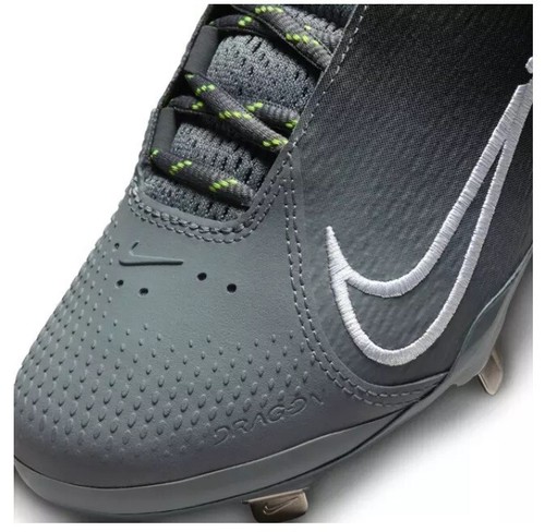 Nike Hyperdiamond 4 Elite Black/White/Cool Grey/Volt Women's Softball Cleat Sz 9