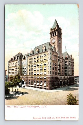 Post Office Washington DC postcard Circa 1905 Unposted A45