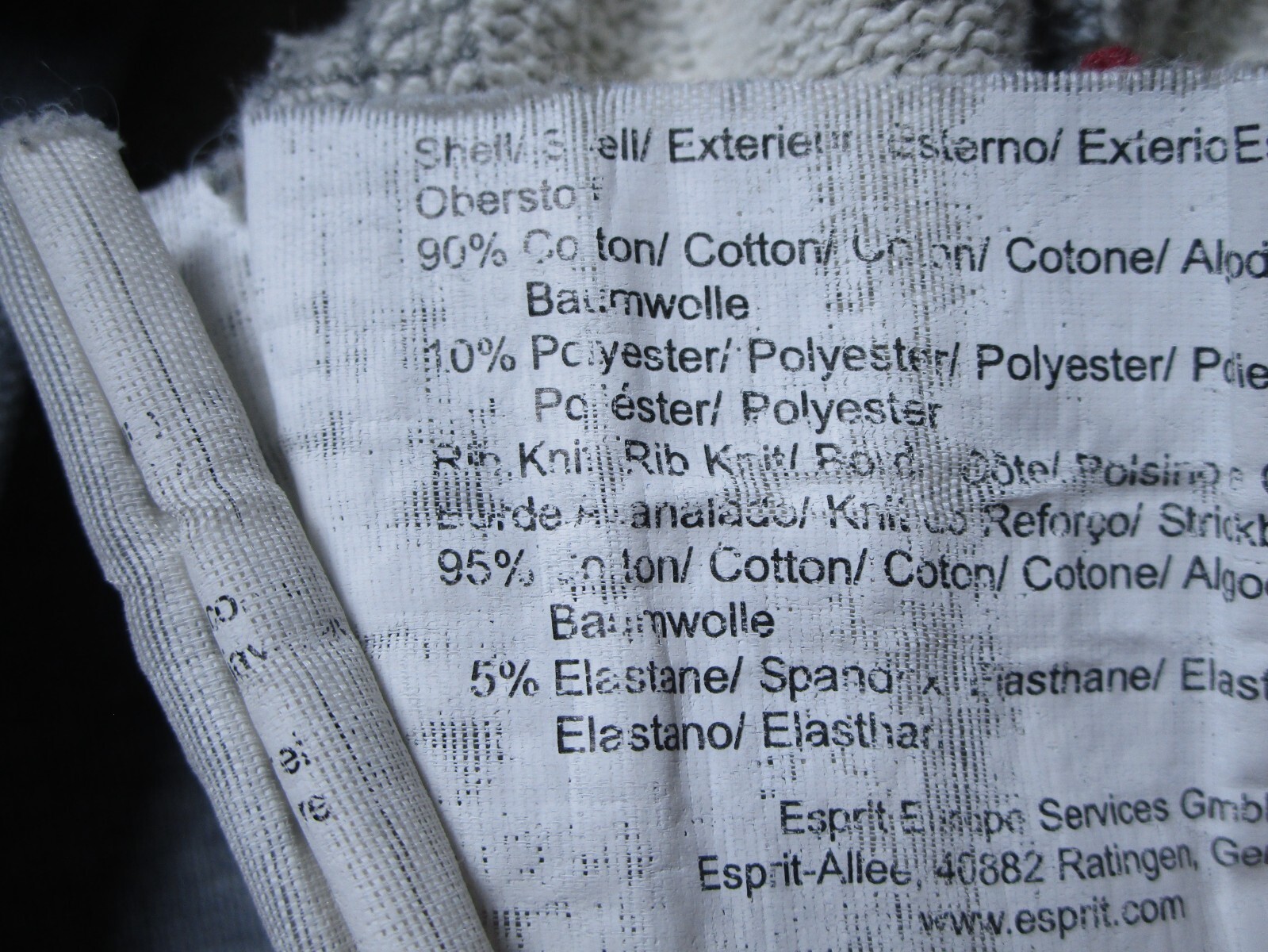 Esprit Jacket Mens Medium Essentials Track Gray L… - image 5