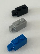 LEGO Parts 30540 (4pcs) Hinge Brick 1x2 Locking w 2 Fingers Horizontal End Pick