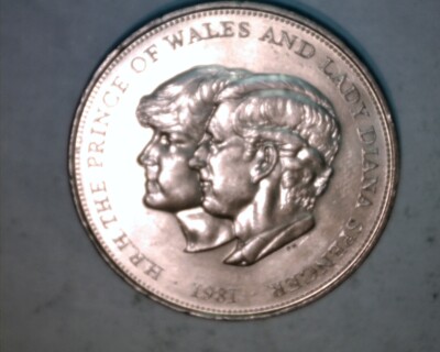 1981 H.R.H. The Price of Wales and Lady Diana Spencer Coin | eBay
