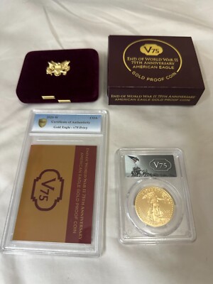 2020-W $50 Gold Eagle PCGS PR70 DCAM FS (1st) First Strike V75