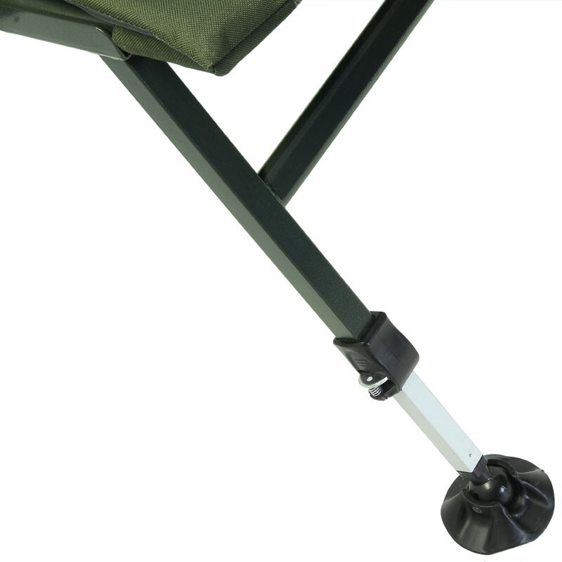 Fishing Camping Chair Large Adjustable Mud Feet & Arm Rests NGT XPR