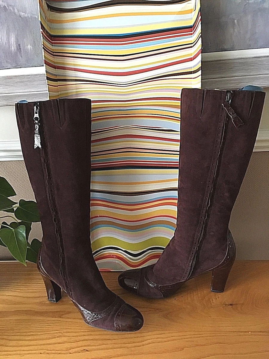paul smith brown suede boots