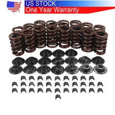 For Chevrolet Sbc 400 350 327 Valve Springs Kit With Steel Retainers Locks New