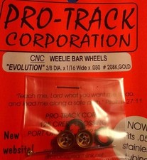 Pro Track 208K Gold Weelie Bar Wheels Evolution from Mid-America Raceway