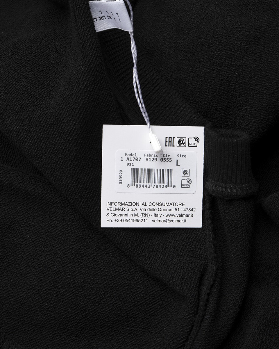 Moschino Underwear Sweatshirt Hoodie Man Black A1707 8129 555 Sz M