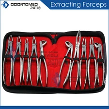 Tooth Extraction Forceps Surgical Dental Instruments Dentist Surgery Tools Kit