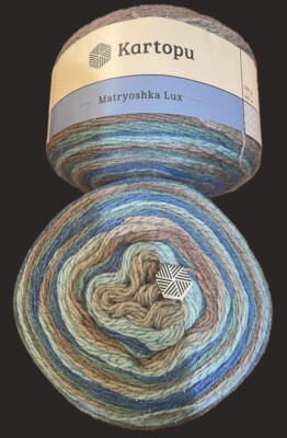 2 Cakes OF KARTOPU MATRYOSHKA LUX YARN - high quality yarn !