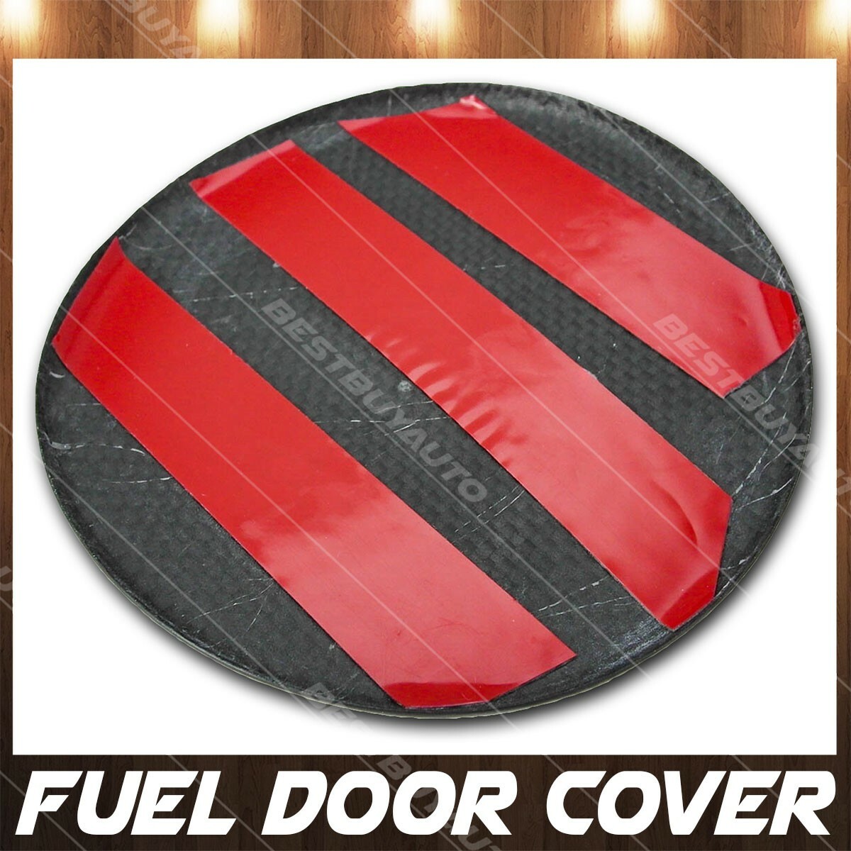 For 2010-2015 Ferrari 458 Italia Spider Carbon Fiber Gas Fuel Door Cover Overlay