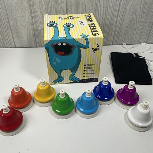 Desk Bells for Kids | Educational Music Toys for Toddlers 8 Notes Colorful Hand 
