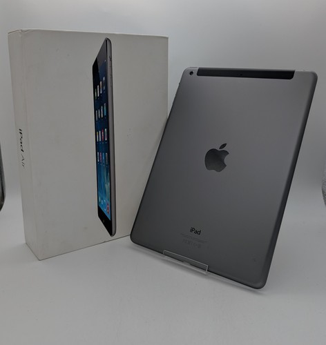 Apple iPad Air 32GB Wi-Fi Y Celular Spacegrey OVP I A1475 #1068