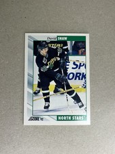 David Shaw 1992-93 Score #183 Minnesota North Stars