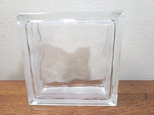 Vintage Architectural  Glass Block Brick Wavy Glass