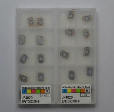 emi出品 HITACHI EPMT0603TN-8 JP4020 Fast feed milling blade Carbide