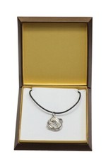 Bulldog, Bulldog Inglese III - Collare Per Cani In Scatola Regalo, In Argento