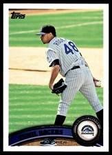 2011 Topps #377 Esmil Rogers Colorado Rockies
