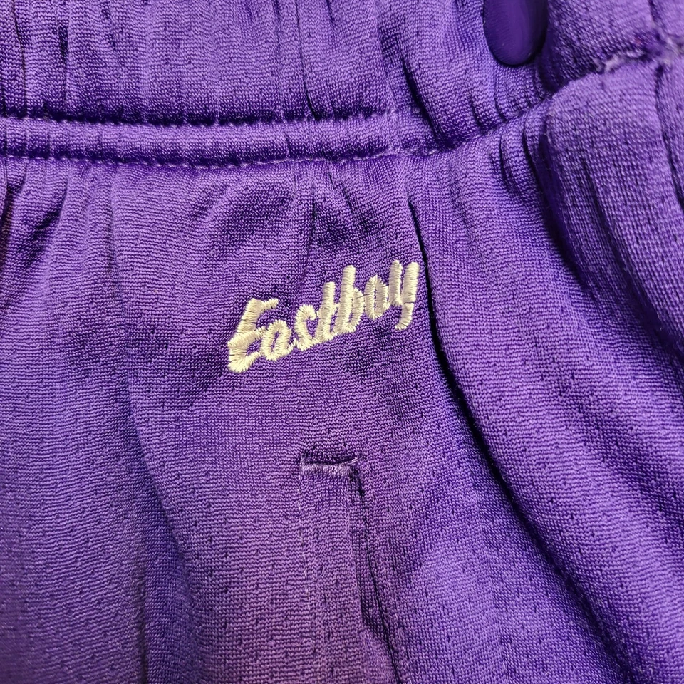 Pantalones deportivos Eastbay para hombre grandes altos púrpura rasgado pantalones baloncesto Foto 4 de 4