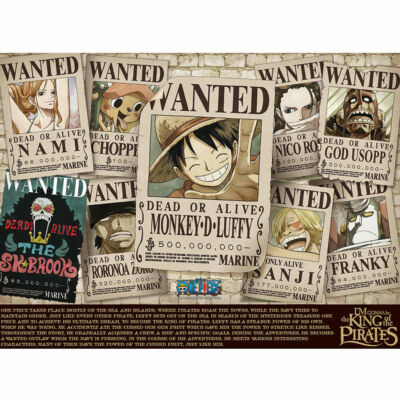 ONE PIECE NEW WANTED Ver2 Jigsaw Puzzle 1,000 Pieces