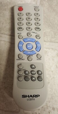 SHARP SF159 LCD TV Remote Control NO BATTERIES